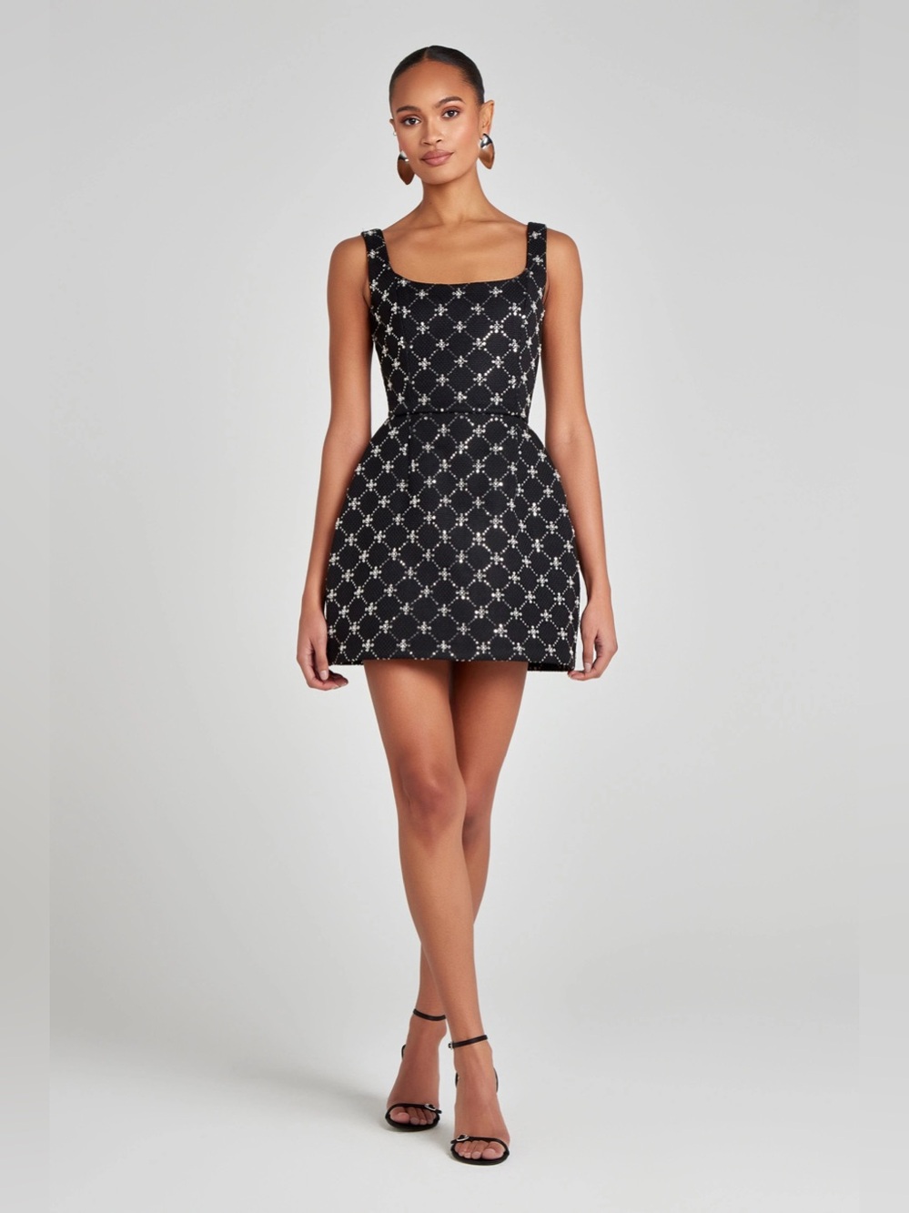 Nadine Merabi Sofia Black Mini Dress